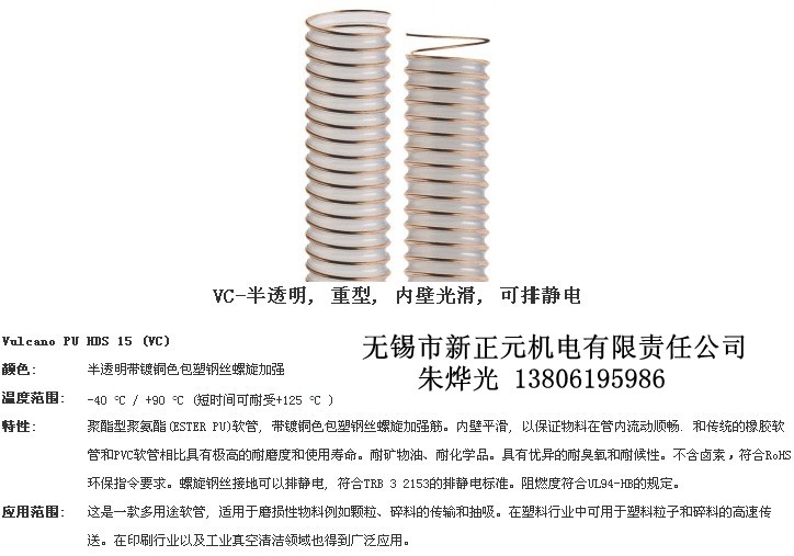 VC 1.5mm壁厚 钢丝加强透明PU软管.jpg